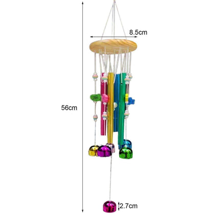 Colorful Fish Wind Chime-Multicolor.