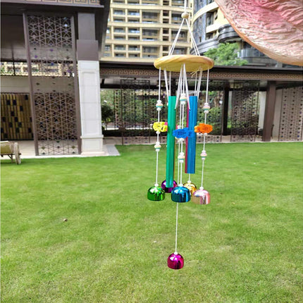 Colorful Fish Wind Chime-Multicolor.