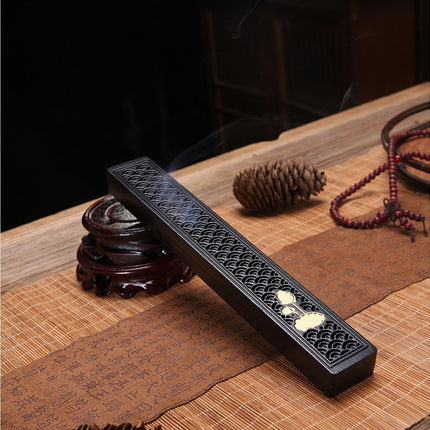 Incense Stick Holder-Black Little Flower.