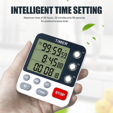 Timer Adjustable Time Reminder-White.
