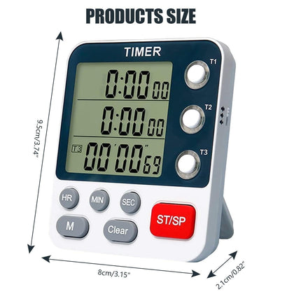 Timer Adjustable Time Reminder-White.