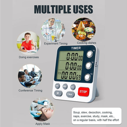 Timer Adjustable Time Reminder-White.