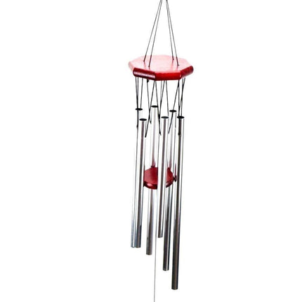 Wood Metal Retro Wind Chime Outdoor Garden Porch Balcony Home Decor Ornament-Random Style.