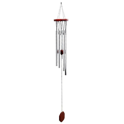 Wood Metal Retro Wind Chime Outdoor Garden Porch Balcony Home Decor Ornament-Random Style.
