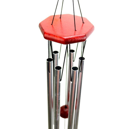 Wood Metal Retro Wind Chime Outdoor Garden Porch Balcony Home Decor Ornament-Random Style.