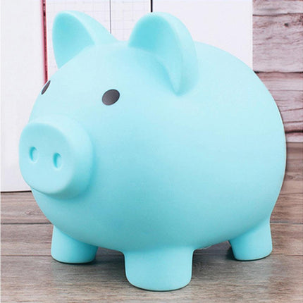 Christmas Cartoon Pig Shaped Money Saving Box Bank Coins Storage Case Home Decor-Yellow L.