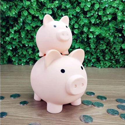 Christmas Cartoon Pig Shaped Money Saving Box Bank Coins Storage Case Home Decor-Yellow L.