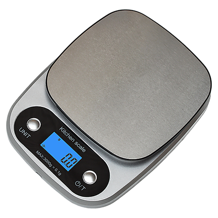0.1g High Precision Kitchen Scale Rechargable Food Scale Digital 3KG One Size.
