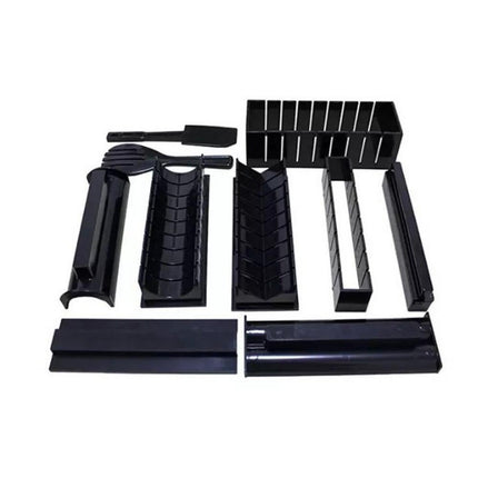 10Pcs DIY Sushi Making Kit Roll Sushi Maker Rice Roll Mold Kitchen Sushi Tools.