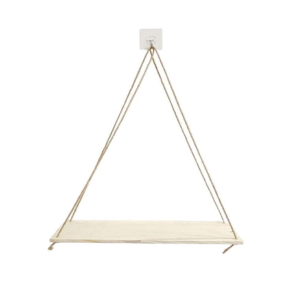 Home Plant Bonsai Photos Frame Wood Window Wall Hanging Shelves Storage Rack- S.