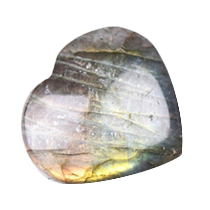 Aesthetic Heart Shape Stone Decor Exquisite Fine Texture Stone Energy Stone for Home- 4-4.5cm.