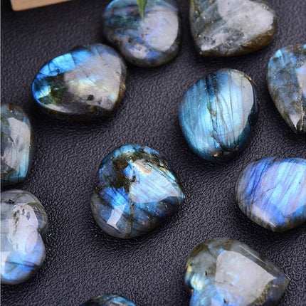 Aesthetic Heart Shape Stone Decor Exquisite Fine Texture Stone Energy Stone for Home- 4-4.5cm.