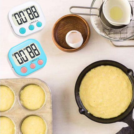 12 Pack Digital Kitchen Timer Strong grip Electronic Countdown Timer Small Loud Alarm.