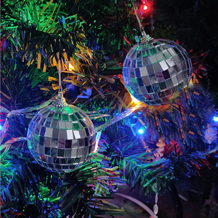 Silver Reflective Balls-Silver 10cm.
