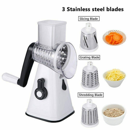 3-in-1 Vegetable Slicer Shredder Grater for Potato Onion Cucumber Carrot Chopper.