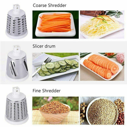 3-in-1 Vegetable Slicer Shredder Grater for Potato Onion Cucumber Carrot Chopper.
