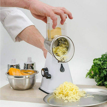 3-in-1 Vegetable Slicer Shredder Grater for Potato Onion Cucumber Carrot Chopper.