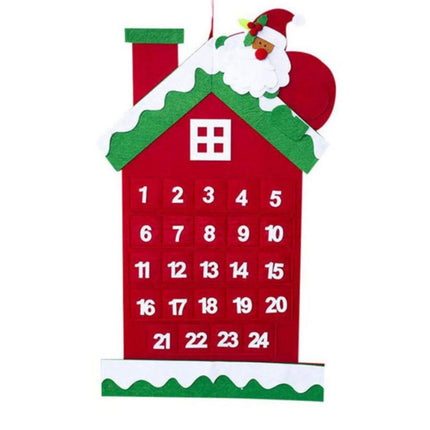 Xmas Tree Wall Calendar Fine Workmanship-B.