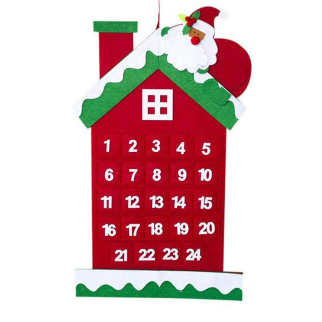Xmas Tree Wall Calendar Fine Workmanship-B.