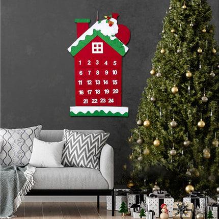 Xmas Tree Wall Calendar Fine Workmanship-B.