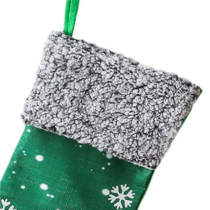 Non Woven Xmas Stocking No Face Dwarf-Green.