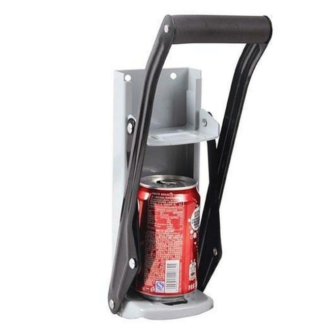 Aluminium Can Crusher - 16oz Beer Soda Smasher - Wall Mount Included Bottle Opener 2 Can Crushers.