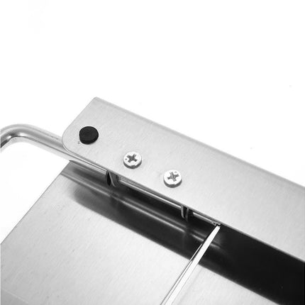 Anself Stainless Steel Cheese Slicer-Silver silver.