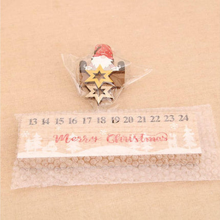 Xmas Wooden Calendar Count Down-A.
