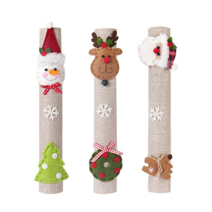 3Pcs Xmas Fridge Handle Covers Protector.