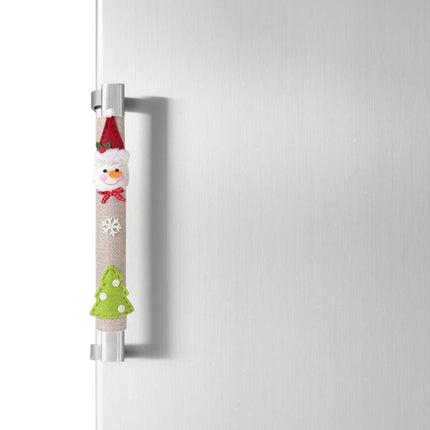 3Pcs Xmas Fridge Handle Covers Protector.