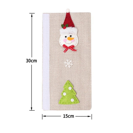 3Pcs Xmas Fridge Handle Covers Protector.