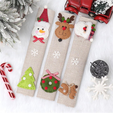 3Pcs Xmas Fridge Handle Covers Protector.