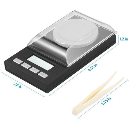 Digital Milligram Pocket Scales 0.001g x 50g,Electronic Weighing Scale.