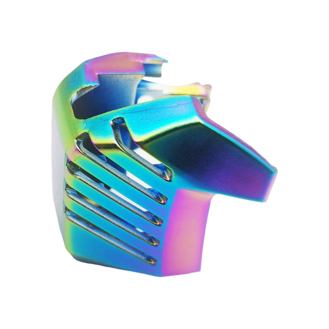 Bicycle Battery Cover Lightweight Design Easy Installation Hollow Out Protect Battery Anti-break Electroplated Battery Protector for GX EAGLE - Multicolor.