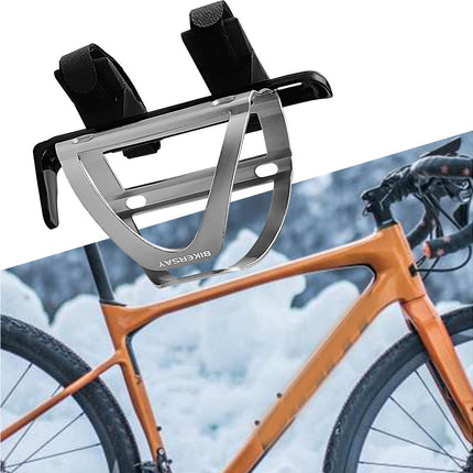 BIKERSAY Bike Water Bottle Holder Good Toughness Anti Fall Ultralight Opening Adjustable Bicycle Cup Holder for Riding.