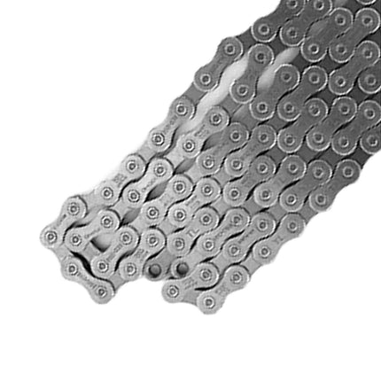Mountain Bike Chain Electroplating Flexible Sturdy 116 Links Steel Anti Corrosion Bicycle Chain for Cycling - D.