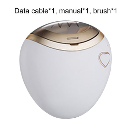 Nail Cutter Labor-saving Low Noise Electric Fingernail Clipper-White.