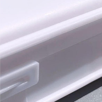 Nail Tools Box Nail Accessories Organizer Plastic Storage-White.