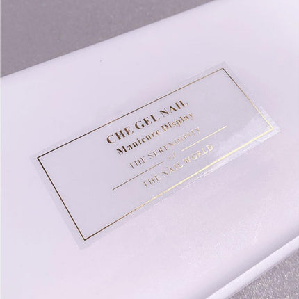 Nail Tools Box Nail Accessories Organizer Plastic Storage-White.