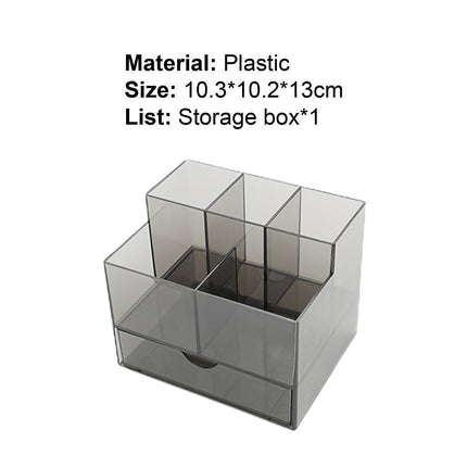 Makeup Organizer Drawer Type Large Capacity - Black.