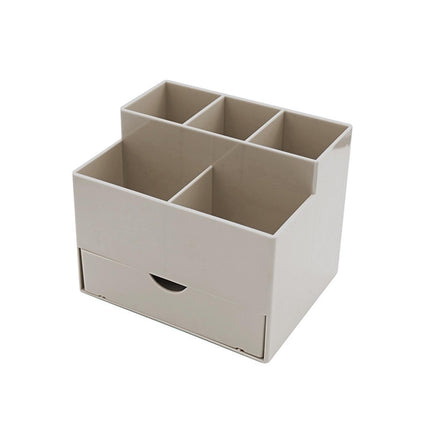 Makeup Organizer Drawer Type Large Capacity - Brown.