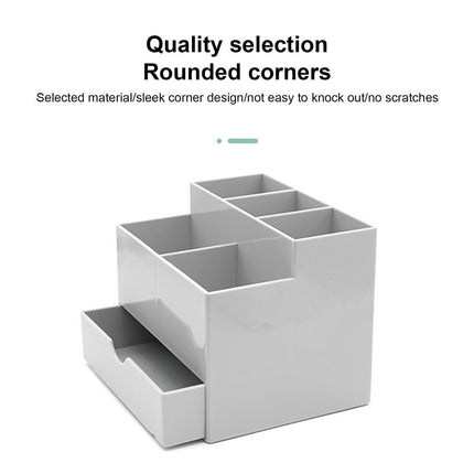 Makeup Organizer Drawer Type Large Capacity - Grey.