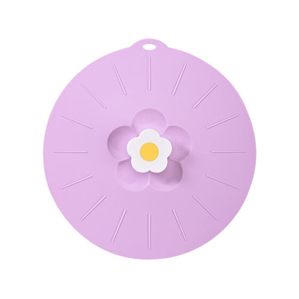 Anti Spill Cover Flexible Keep Freshness - Purple S.