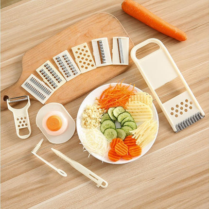 11Pcs Manual Vegetable Slicer Cutter Potato Peeler Onion Grater Kitchen Tool.
