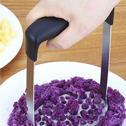 Stainless Steel Puree Potato Masher Kitchen Tool Vegetables Fruits Ricer Presser.
