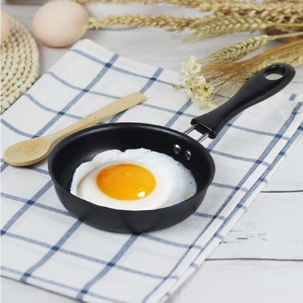 Non-stick Handle Iron Frying Cooking Pan Breakfast Egg Pancake Pot Cookware.