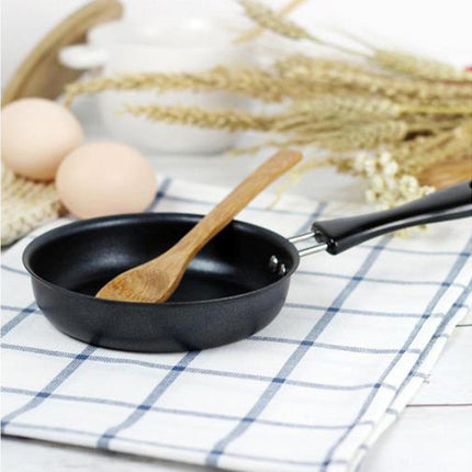 Non-stick Handle Iron Frying Cooking Pan Breakfast Egg Pancake Pot Cookware.