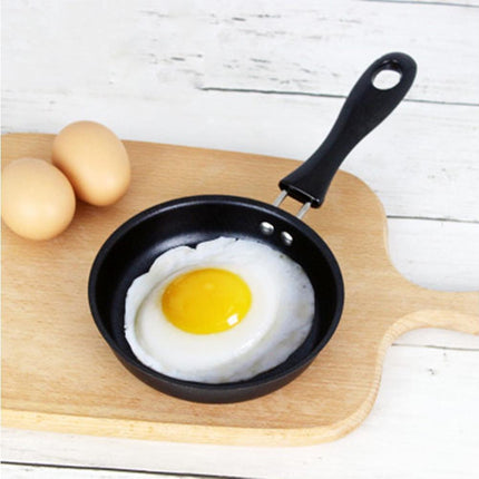 Non-stick Handle Iron Frying Cooking Pan Breakfast Egg Pancake Pot Cookware.