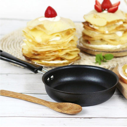 Non-stick Handle Iron Frying Cooking Pan Breakfast Egg Pancake Pot Cookware.