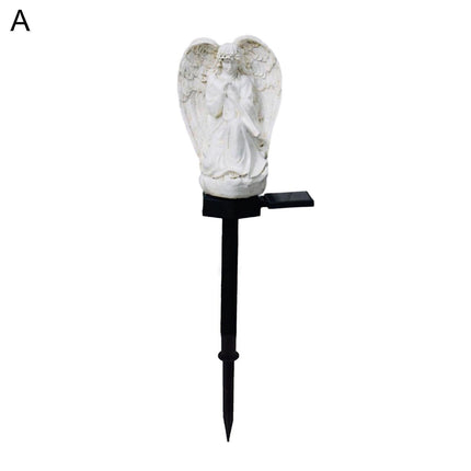 Solar Angel Stake Light Garden Decor - A.